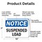 Signmission Suspended Load, 10 in W x Rectangle, Aluminum OS-2PACK-NS-A-710-L-16639 - alternate 4
